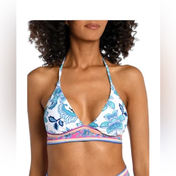 La Blanca new coastal pattern bikini swimsuit. Size 12 - Picture 1 of 11